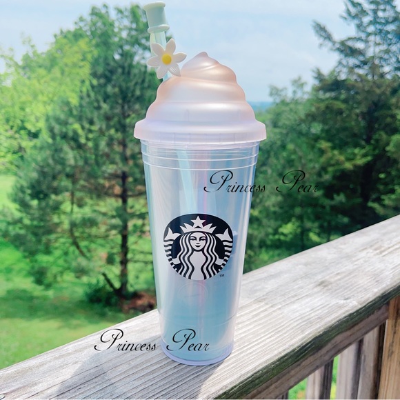Starbucks Korea 2019 Spring Blue Whipping Cream Cold Cup 591ml - Picture 2 of 8